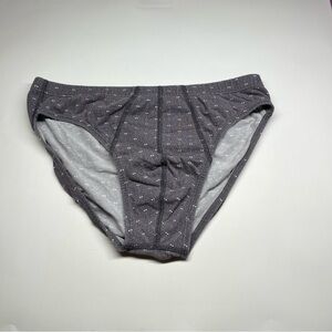 Gray Polka Dot Men's Briefs